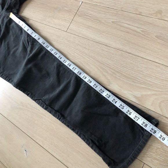 J. Crew Matchstick Corduroy Pants in Dark Grey Size 27 - Picture 11 of 11